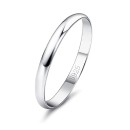 anello sottile donna argento 925 fermanello