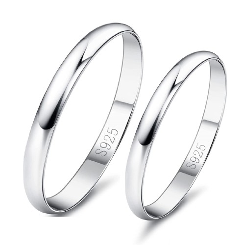 Engagement Rings Simple 2MM...