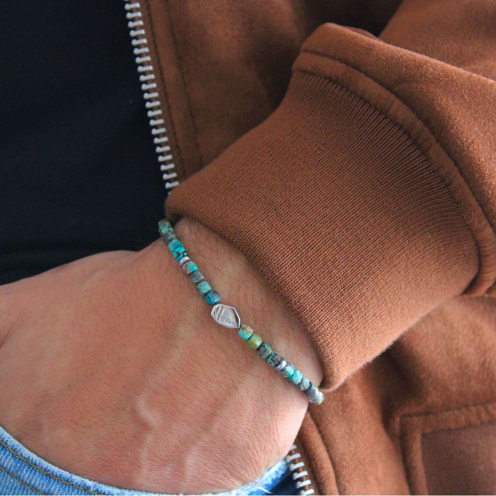 Bracciale Pietre Turchese Naturale...