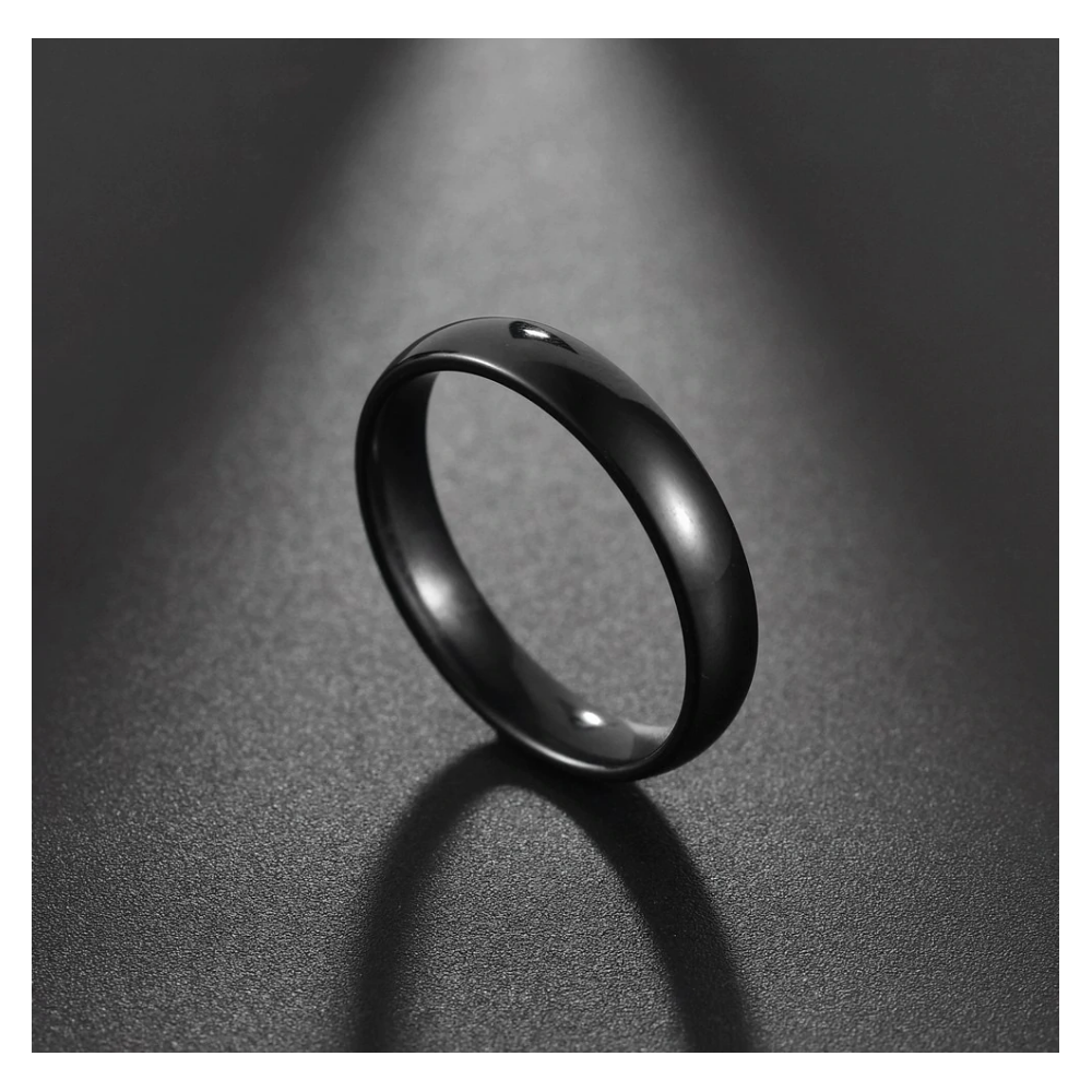 Anello semplice 4mm uomo donna...