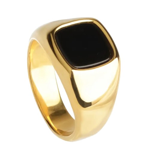 Anello Uomo Oro pietra sigillo