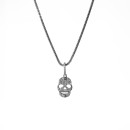 collana argento 925 ciondolo teschio uomo