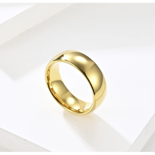 Anello Fascia 6 mm Oro Lucido 2