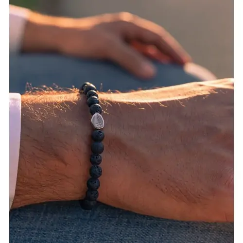 Bracelet in Natural Lava... 2