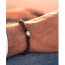 Natural Red Tiger Eye Stones Bracelet and 925% Silver