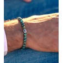 bracciale argento e pietre turchese
