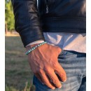 Bracelet made of Natural Turquoise Stones and 925% Silver