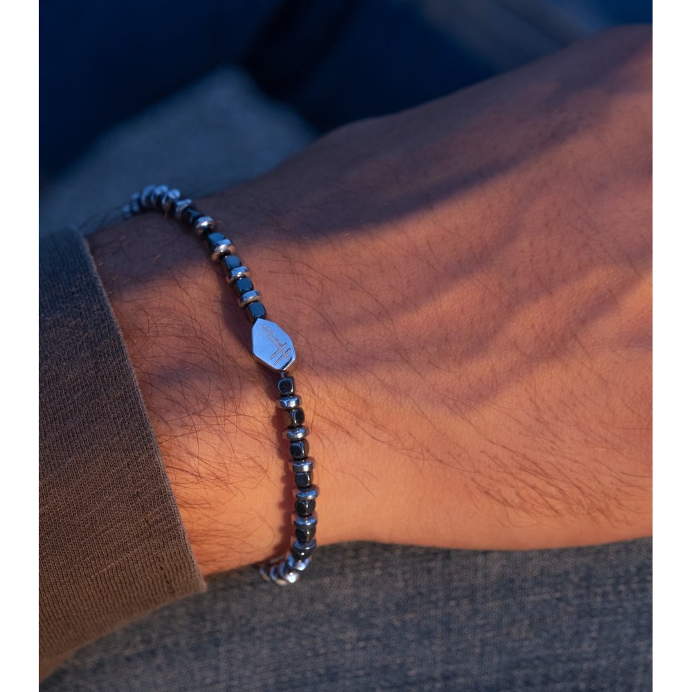 Bracciale in Pietre di Ematite e...