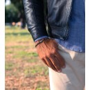 Turquoise, Jasper, Bronzite, and 925% Silver Bracelet for Men and Women