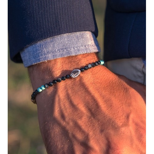 Black Agate, Turquoise,... 2