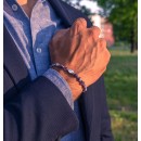 Amethyst Stone Bracelet 6mm and 925% Silver