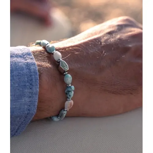 Bracelet made of Larimar... 2