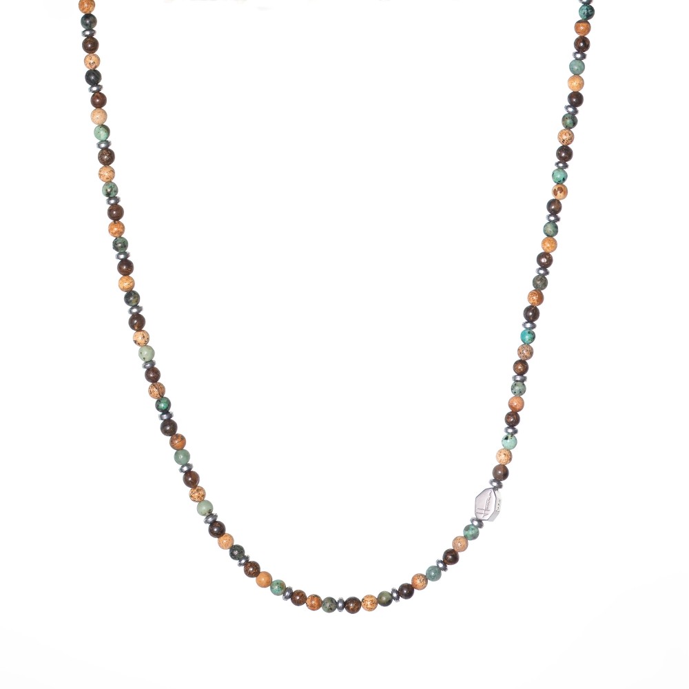 Natural Stone Necklace Turquoise,...