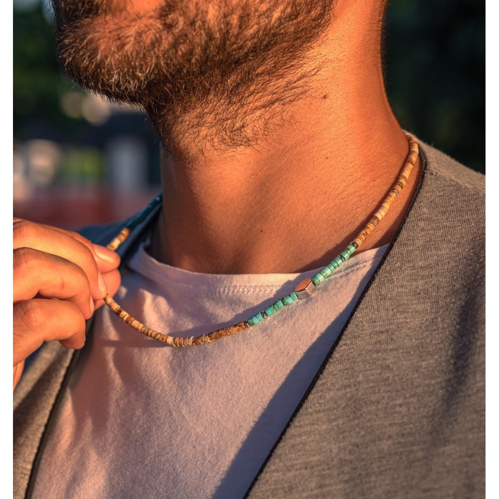 Collana pietre Naturali Diaspro,...