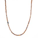 Collana uomo donna occhio di tigre pietre