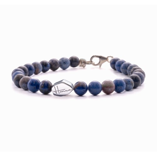 Bracelet with Dumortierite...