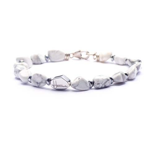 Bracelet with White Aulite,...
