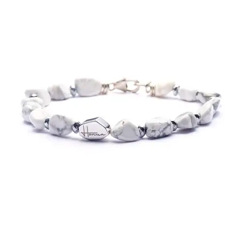 Bracelet with White Aulite,...