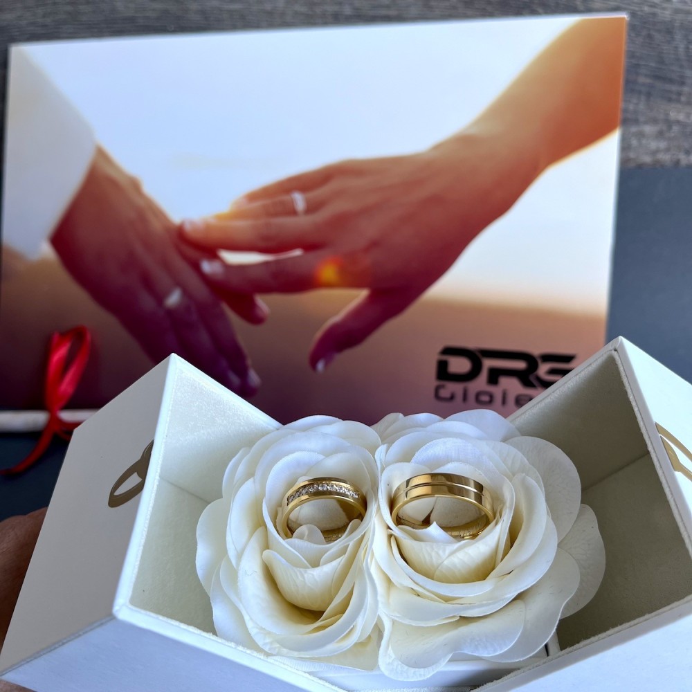 fedi acciaio coppia drg gioielli incisione