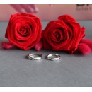 Coppia Fedine Fidanzamento Argento 925% Uomo Donna Regolabili