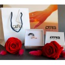 Couple Rings Steel Band Black Rose Gold