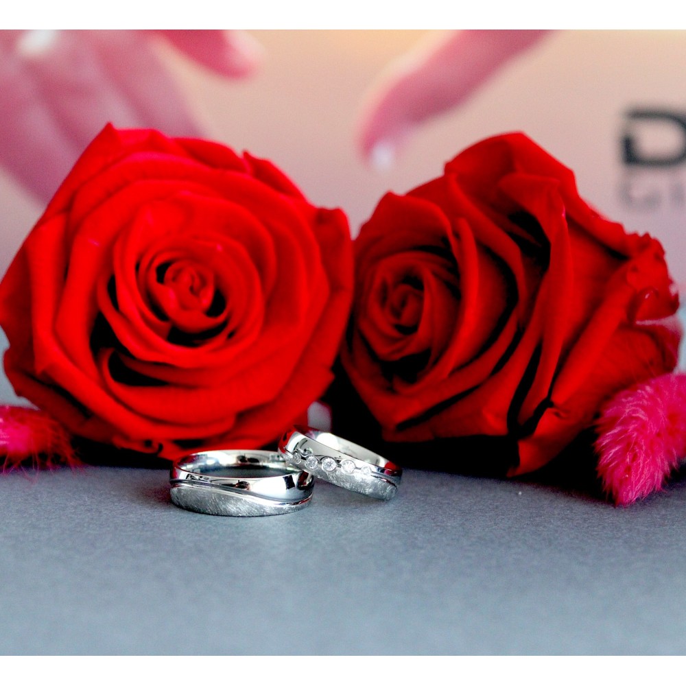 fedine acciaio coppia