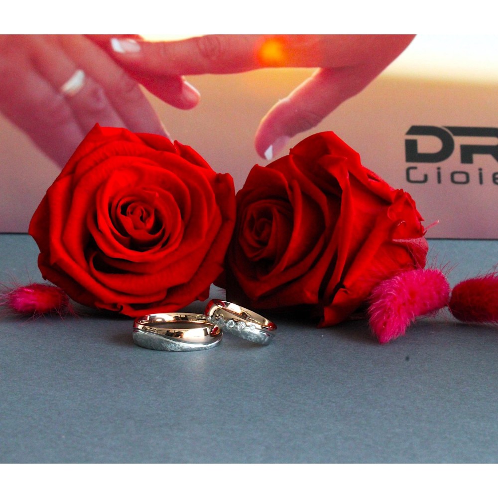 Pair of Rings Bands Steel Engraving...