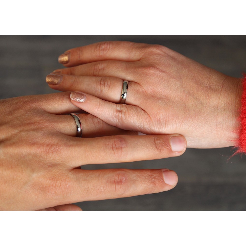 Pair of classic simple stainless...