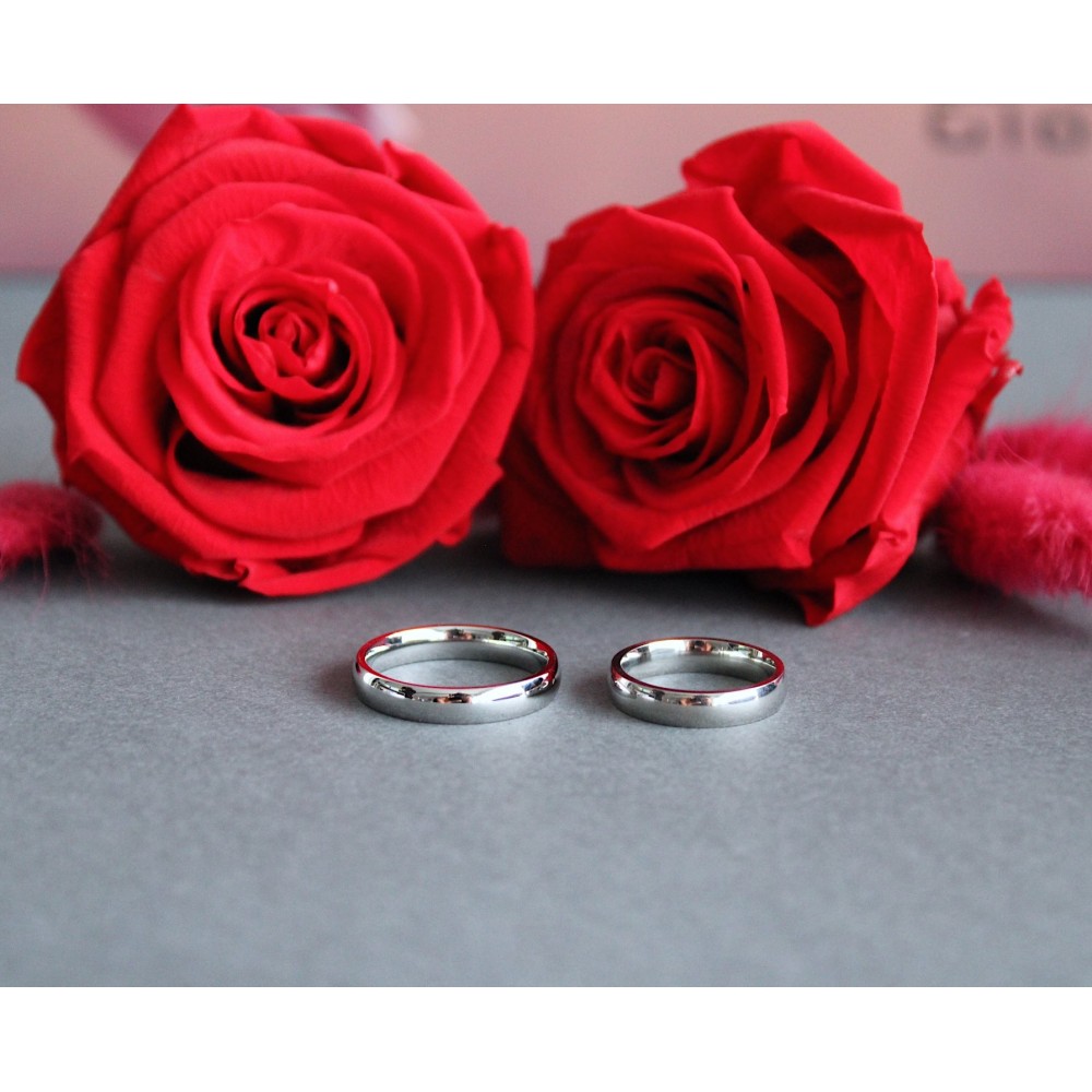 Pair of classic simple stainless...