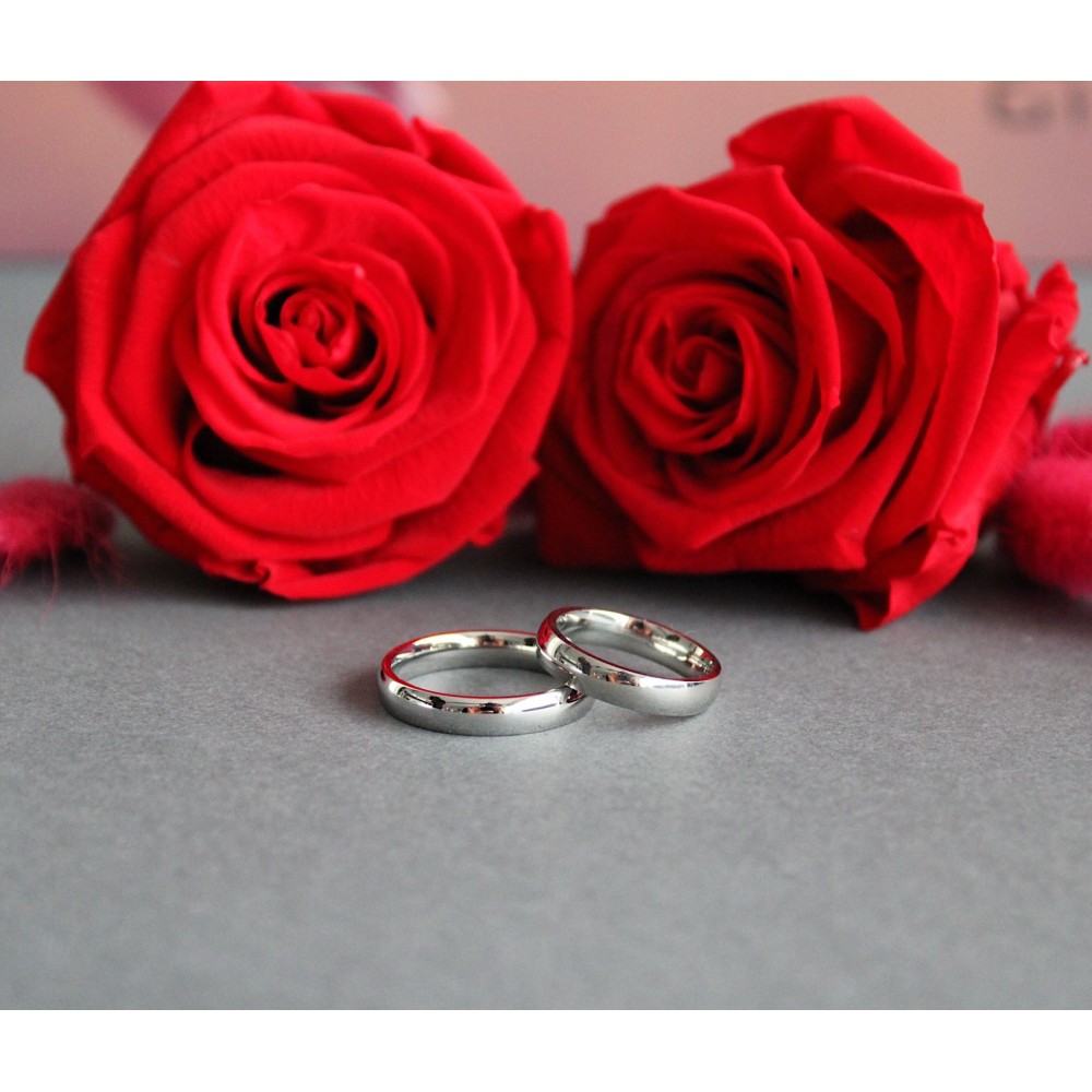 Pair of classic simple stainless...