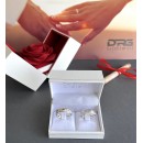 Couple of Engagement Rings in 925 Silver with Engravings of Name and Date.