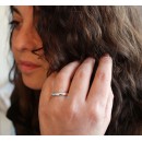 Men's Women's 925 Silver Double Band Ring 5g with Engravings