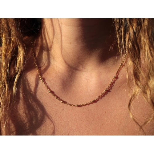 Gold Collar Choker Steel...