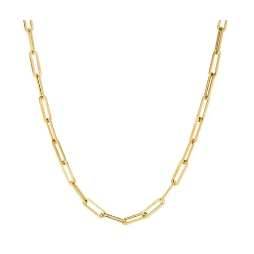 Gold Steel Staple Necklace... 2