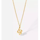 Collana donna serpente girocollo oro