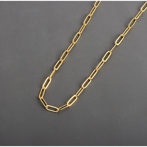 Gold Staple Necklace in... 2