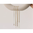 Collana Oro Donna Catena Snake piatta Acciaio Spina Di Pesce