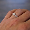 Pair of Adjustable 925% Silver Maori Style Rings for Men and Women