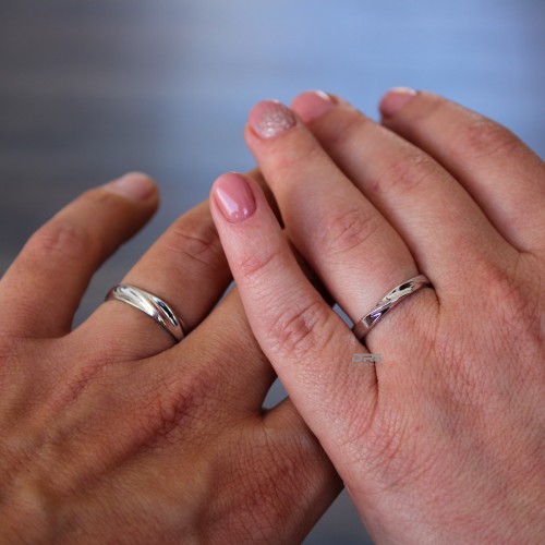 Couple Rings, 925% Silver... 2