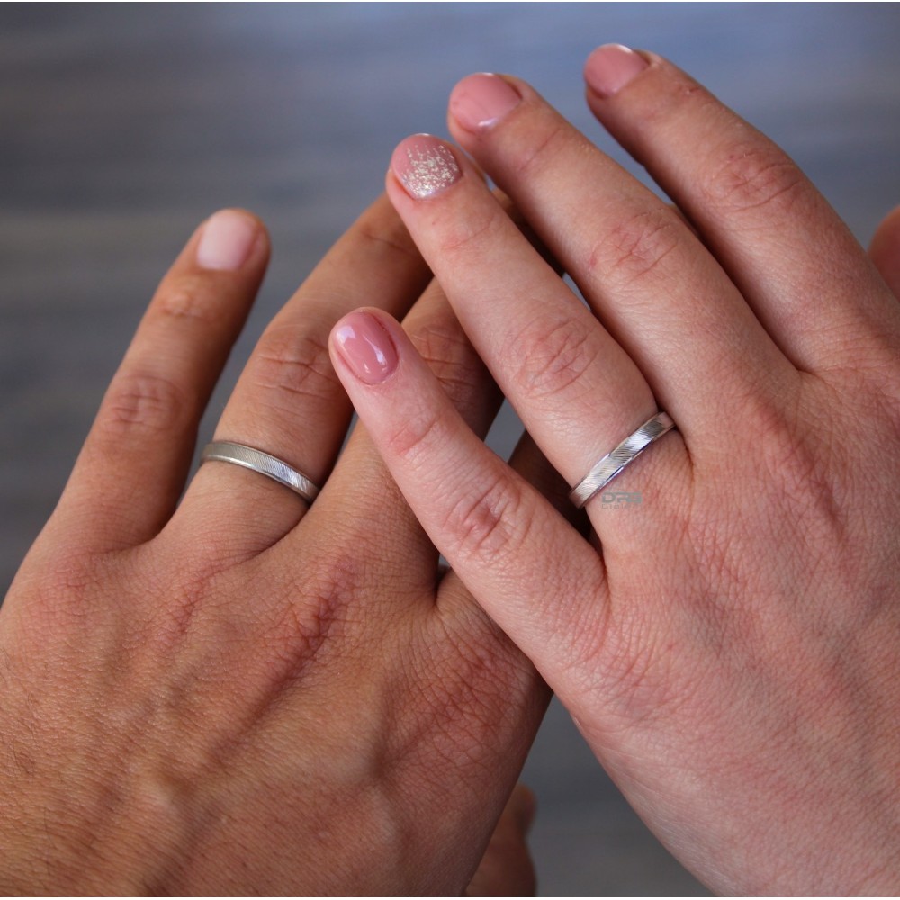 925 Silver Engagement Rings Engraving