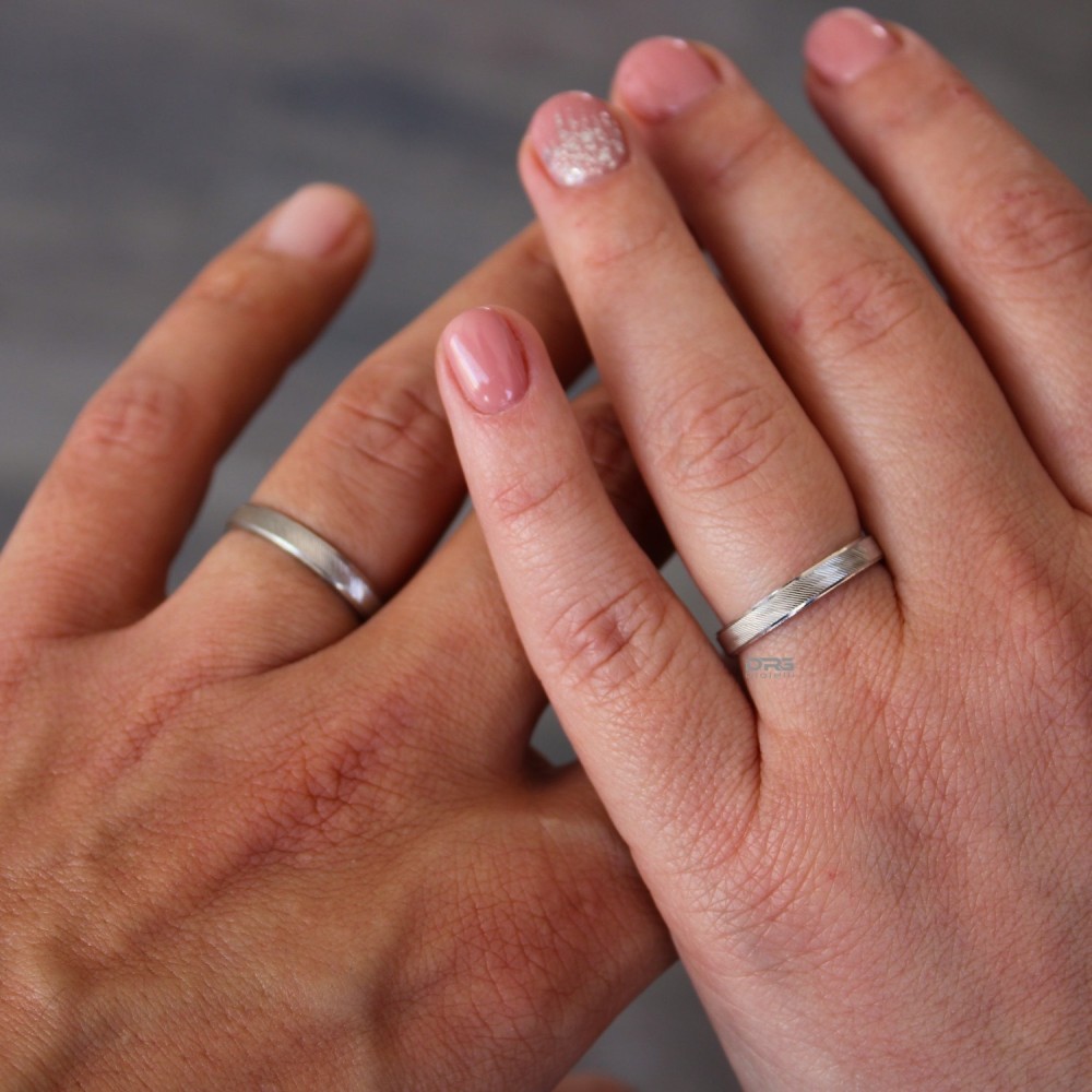 925 Silver Engagement Rings Engraving