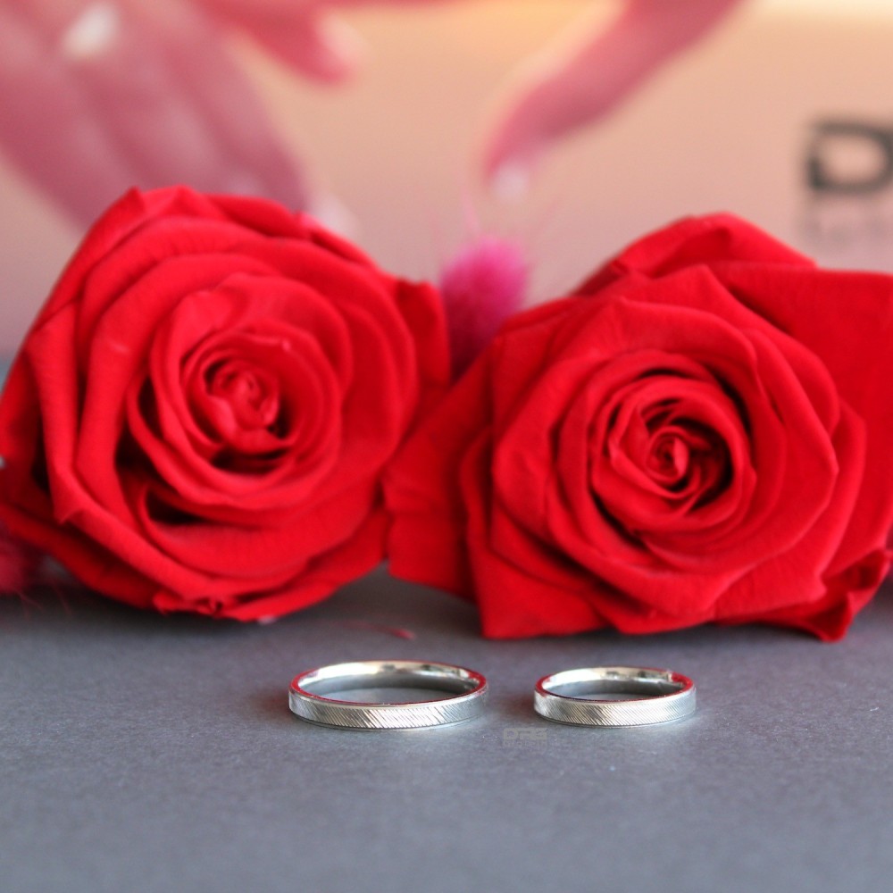 925 Silver Engagement Rings Engraving