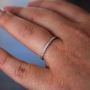 Simple Engagement Rings Bands Wedding Rings 2MM Sterling Silver Engraving