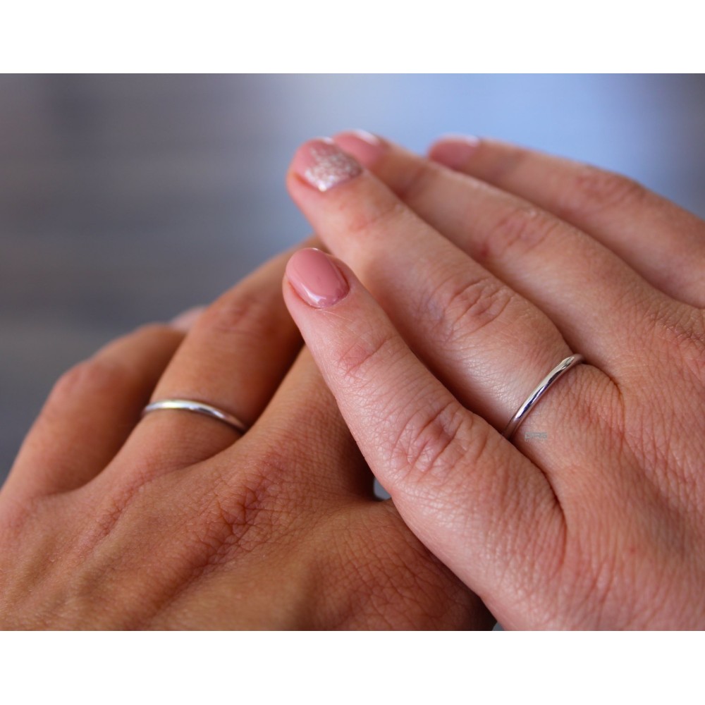 Engagement Rings Simple 2MM 925...