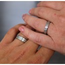 Couple Rings Engagement Rings Steel With Engraving