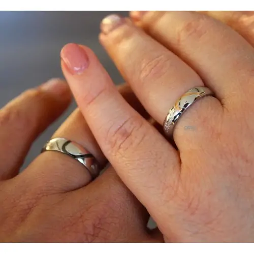 Couple of steel rings, half... 2