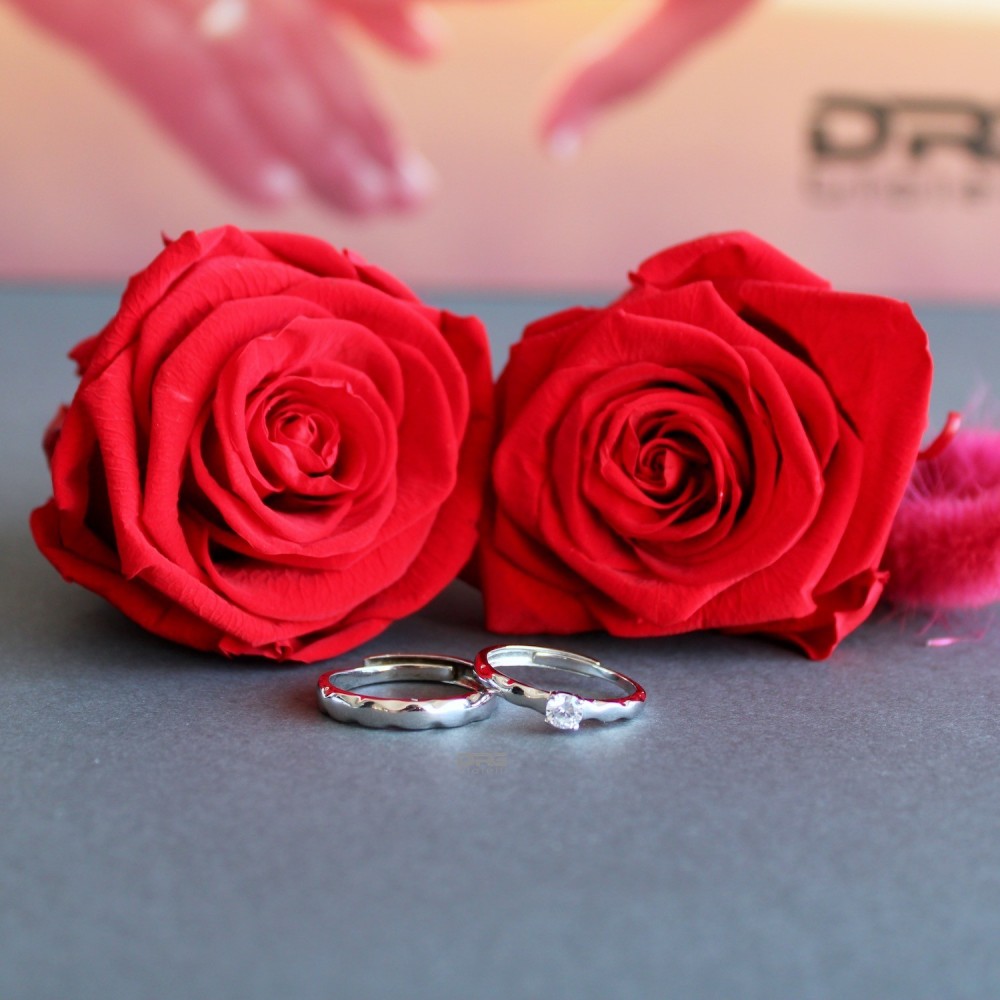 Couple of Adjustable Silver Rings for...