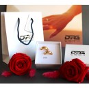 Steel and Gold Engagement Rings with Engraving