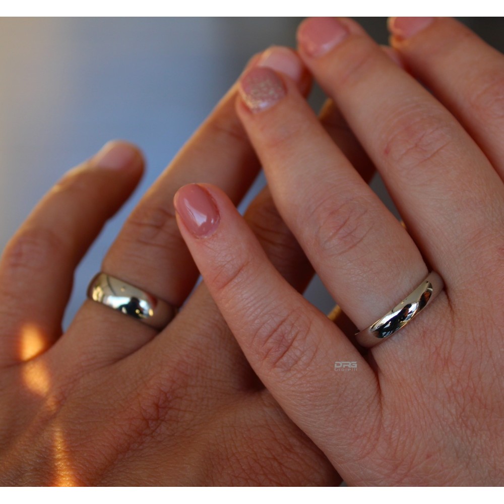 coppia fedine acciaio