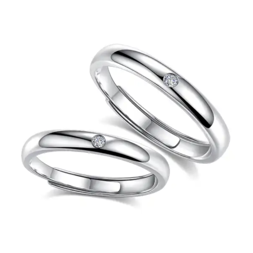 Engagement Rings Couple in...